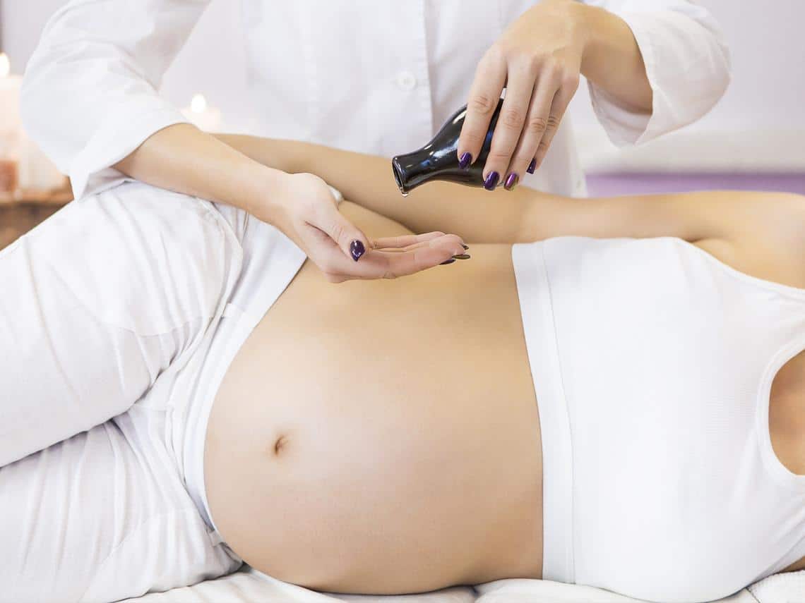 El masaje prenatal