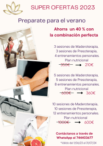 En la siguiente imagen podemos observar las ofertas que disponemos actualmente de esta maravilla combinación para conseguir el cuerpo perfecto para verano 