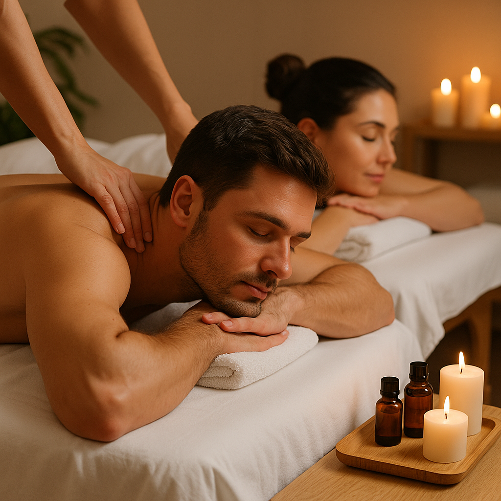 masaje relajante en pareja